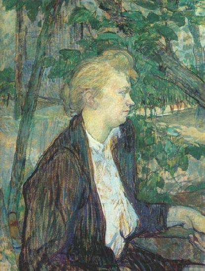 Henri de toulouse-lautrec Portrait of Gabrielle France oil painting art